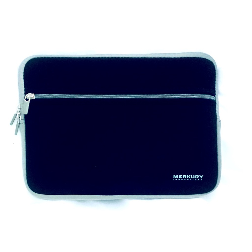 Merkury Innovations black laptop/ipad case.  12” x 8.5” x 1”
